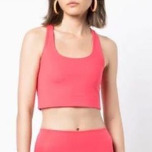 Girlfriend collective pink top